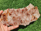 Red Hematoid Quartz Genuine Gemstone Sharp Tower Pointy Cluster Freeform Crystal from Morocco Fire Quartz Red Hematite - MeteoriteNwa.com